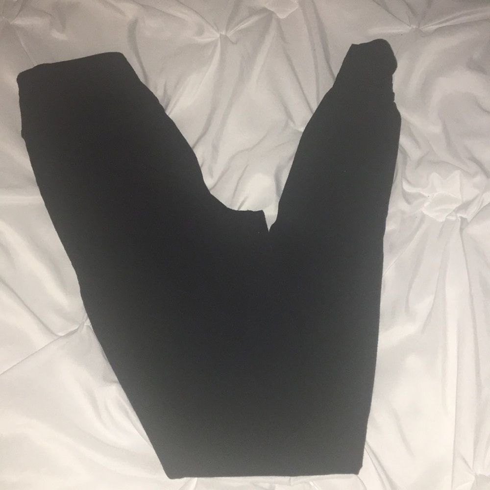 High rise stirrup legging Black sz SM